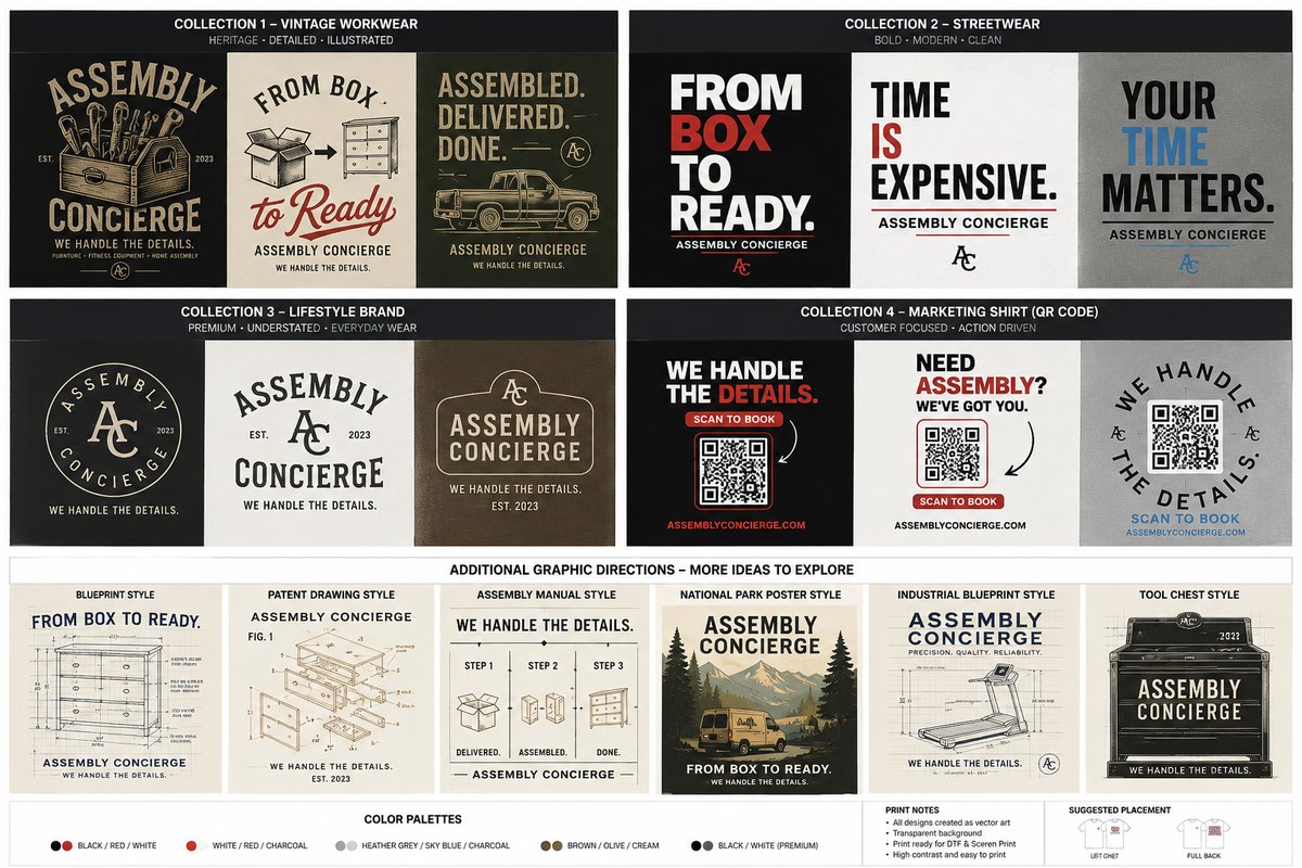 Assembly Concierge lifestyle apparel preview