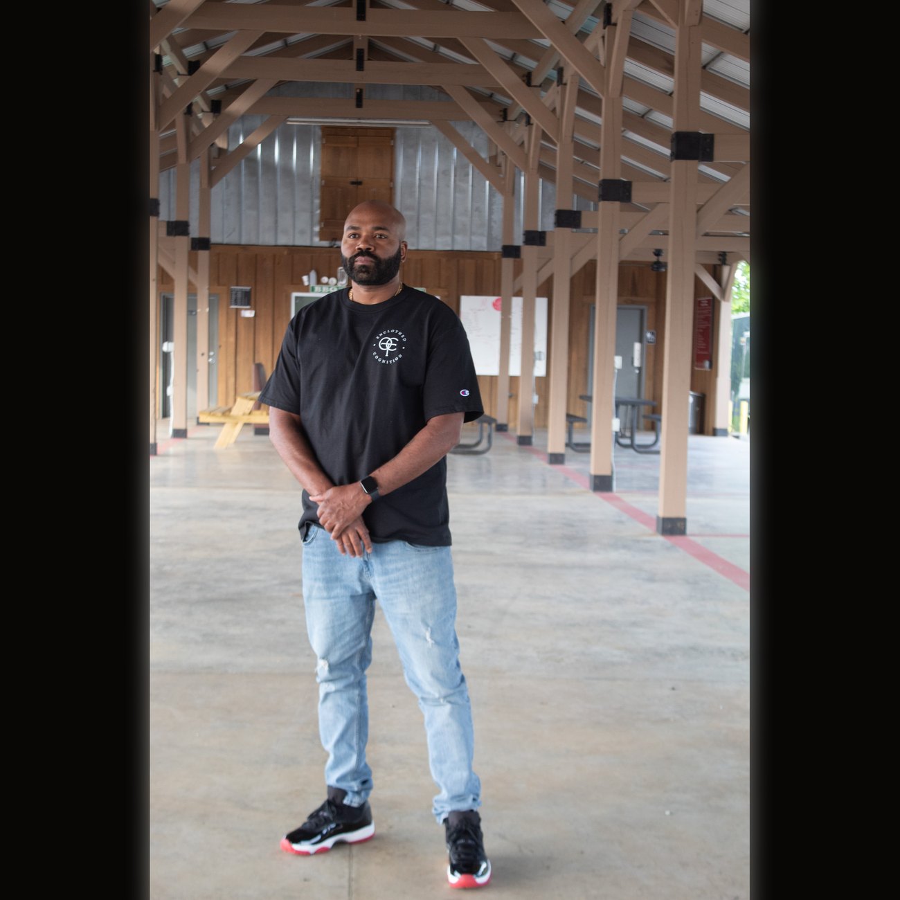 OTC Black Front Logo Tee