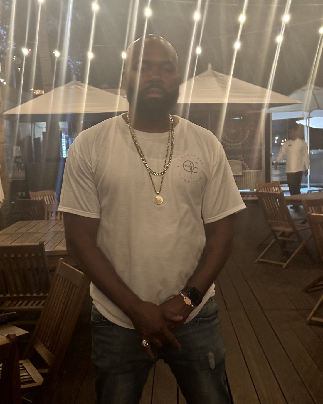 OTC White Night Logo Tee
