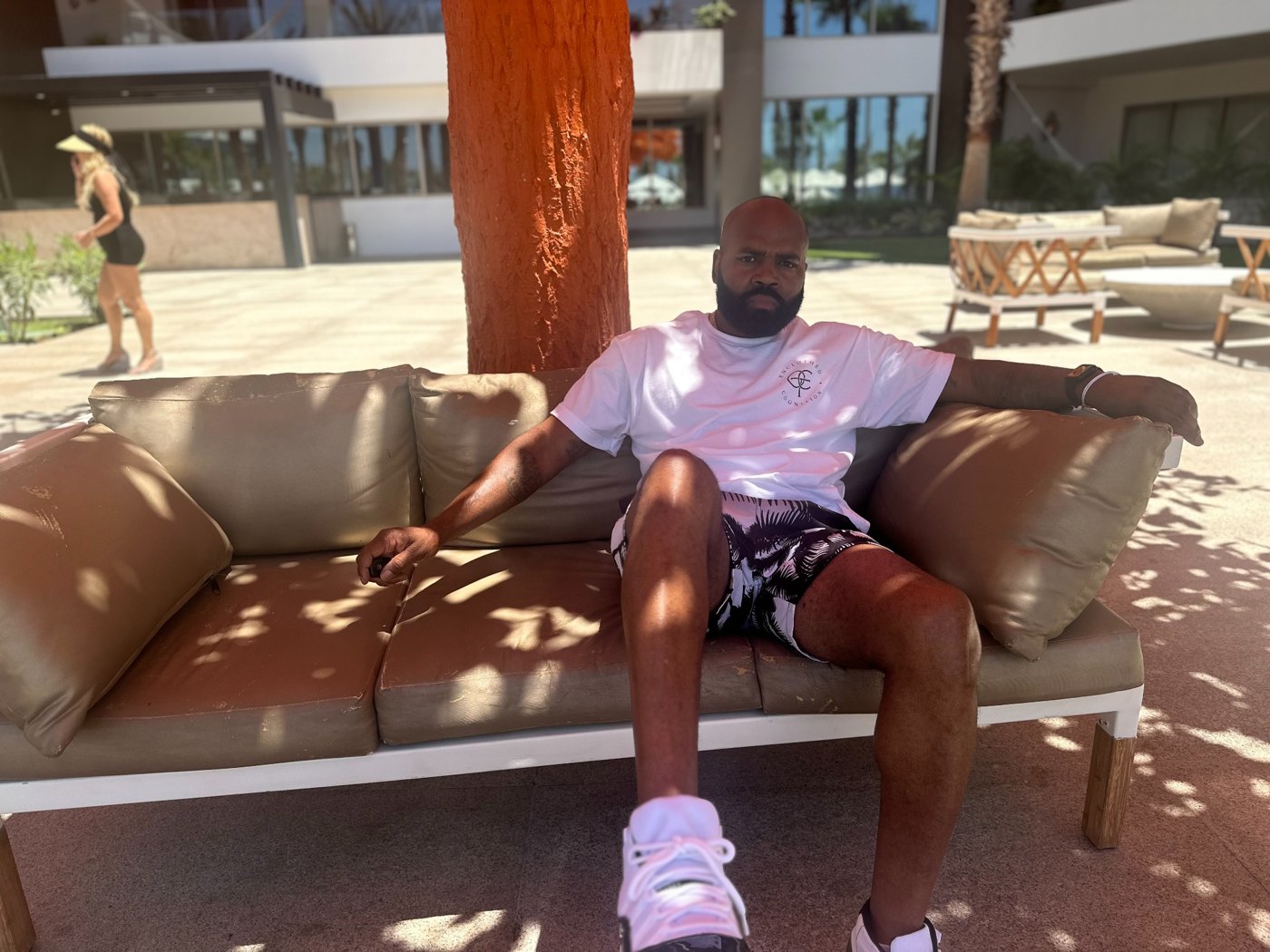 OTC White Couch Sitting Tee